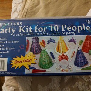 Medium box of New Years Eve party favors